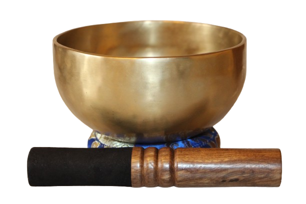 Kézzel készített 7 fémes hangtál, 717 gramm 🟡 Napfonat csakra: Önbizalom – Erő – Harmónia