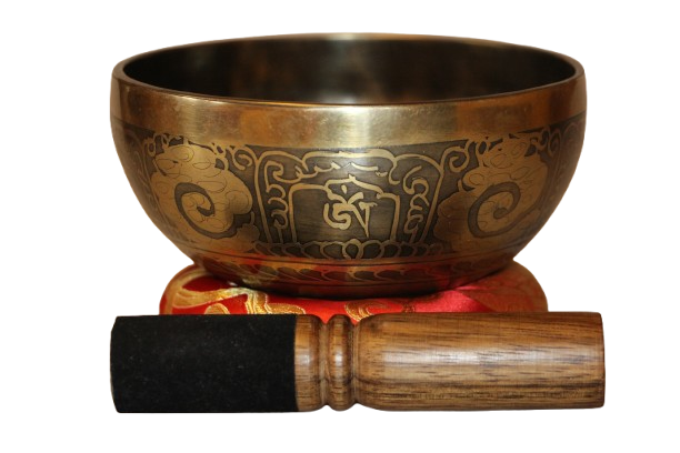 Kézzel készített 7 fémes dizájn hangtál, 413 gramm 🟣 Koronacsakra: Béke – Tudatosság – Kapcsolódás