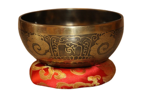 Kézzel készített 7 fémes dizájn hangtál, 413 gramm 🟣 Koronacsakra: Béke – Tudatosság – Kapcsolódás