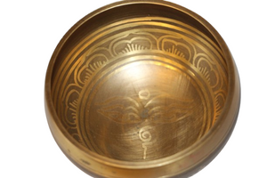 Gépi hangtál, 359 gramm 🟡 Napfonat csakra: Önbizalom – Erő – Harmónia