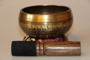 Gépi hangtál, 353 gramm 🟡 Napfonat csakra: Önbizalom – Erő – Harmónia