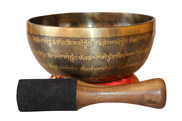 Om kézzel készített 7 fémes dizájn hangtál, 1117 gramm