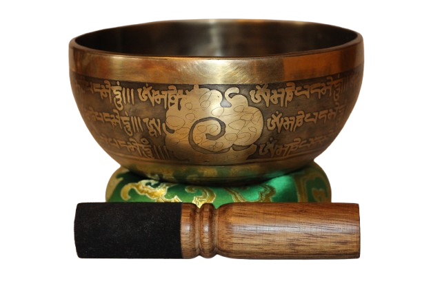 Kézzel készített 7 fémes dizájn hangtál, 553 gramm 🔮 Harmadik szem csakra: Tisztánlátás – Intuíció – Belső vezetés