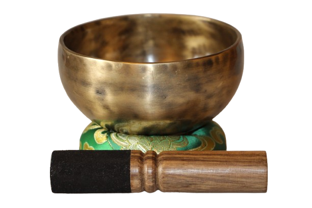 Kézzel készített 7 fémes hangtál, 407 gramm 🔵 Torokcsakra: Önkifejezés – Bátorság-Nyugalom