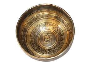 Kézzel készített 7 fémes dizájn hangtál, 529 gramm 🔴 Gyökércsakra: Stabilitás – Biztonság – Egyensúly