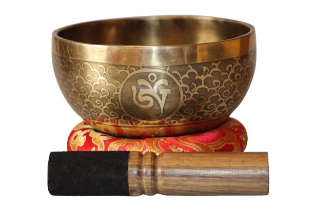 Kézzel készített 7 fémes dizájn hangtál, 475 gramm 🔴 Gyökércsakra: Stabilitás – Biztonság – Egyensúly