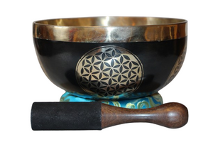 Kézzel készített 7 fémes dizájn hangtál, 999 gramm