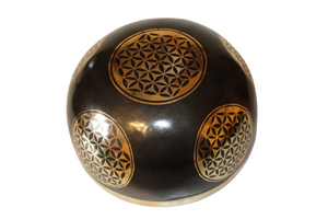 Kézzel készített 7 fémes dizájn hangtál, 999 gramm