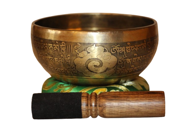 Kézzel készített 7 fémes dizájn hangtál, 557 gramm 🟣 Koronacsakra: Béke – Tudatosság – Kapcsolódás