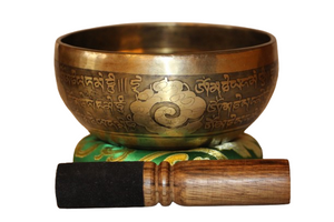 Kézzel készített 7 fémes dizájn hangtál, 557 gramm 🟣 Koronacsakra: Béke – Tudatosság – Kapcsolódás