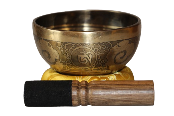 Kézzel készített 7 fémes hangtál, 381 gramm 🟡 Napfonat csakra: Önbizalom – Erő – Harmónia