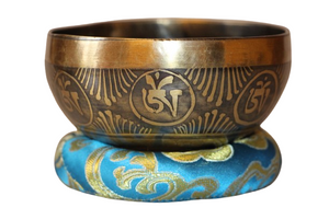 Kézzel készített 7 fémes dizájn hangtál, 217 gramm