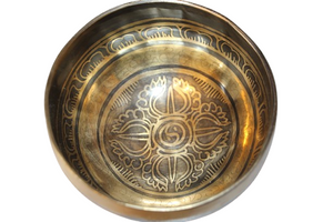 Kézzel készített 7 fémes dizájn hangtál, 217 gramm