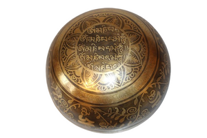 Kézzel készített 7 fémes dizájn hangtál, 541 gramm 🟣 Koronacsakra: Béke – Tudatosság – Kapcsolódás