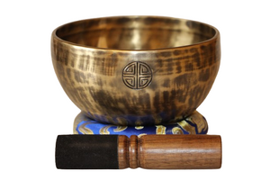 Kézzel készített 7 fémes MOON  hangtál, 590 gramm 🟣 Koronacsakra: Béke – Tudatosság – Kapcsolódás