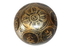 Kézzel készített 7 fémes dizájn hangtál, 235 gramm