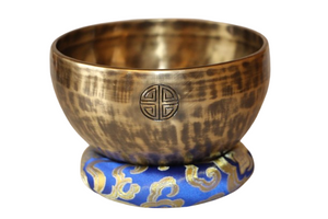 Kézzel készített 7 fémes MOON  hangtál, 590 gramm 🟣 Koronacsakra: Béke – Tudatosság – Kapcsolódás