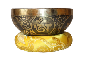 Kézzel készített 7 fémes dizájn hangtál, 235 gramm