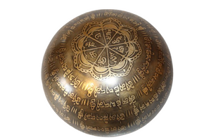 Kézzel készített 7 fémes dizájn hangtál, 713 gramm