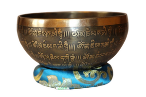 Kézzel készített 7 fémes dizájn hangtál, 713 gramm