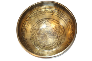 Kézzel készített 7 fémes dizájn hangtál, 588 gramm