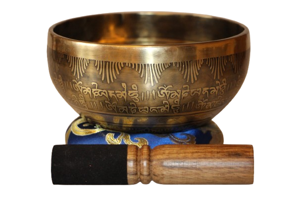 Kézzel készített 7 fémes dizájn hangtál, 588 gramm