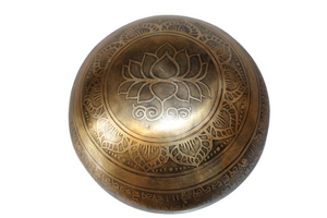 Kézzel készített 7 fémes dizájn hangtál, 588 gramm