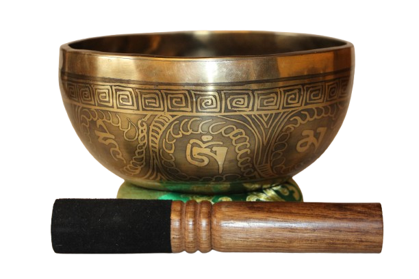 Kézzel készített 7 fémes dizájn hangtál, 912 gramm