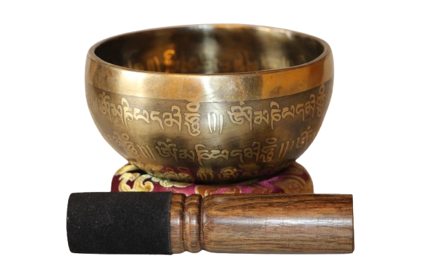 Kézzel készített 7 fémes dizájn hangtál, 394 gramm 🟠 Szakrális csakra: Életöröm- intimitás- felszabadulás