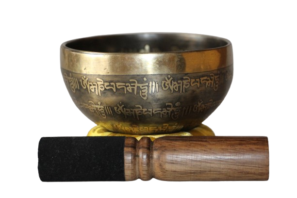 Kézzel készített 7 fémes dizájn hangtál, 279 gramm 🔮 Harmadik szem csakra: Tisztánlátás – Intuíció – Belső vezetés