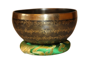 Kézzel készített 7 fémes dizájn hangtál, 540 gramm 🟠 Szakrális csakra: Életöröm- intimitás- felszabadulás