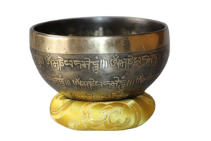 Kézzel készített 7 fémes dizájn hangtál, 279 gramm 🔮 Harmadik szem csakra: Tisztánlátás – Intuíció – Belső vezetés