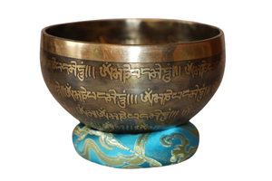 Kézzel készített 7 fémes dizájn hangtál, 500 gramm