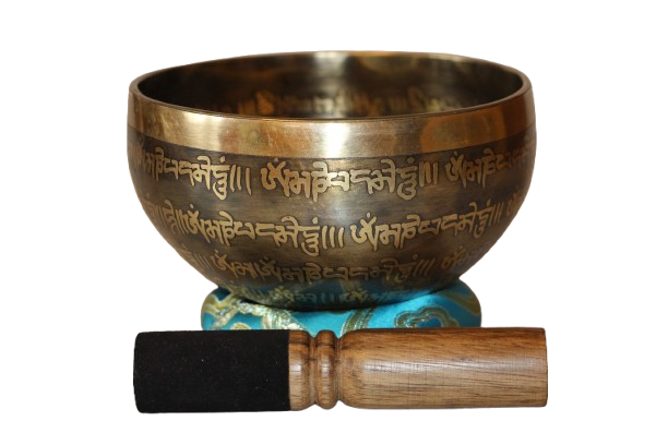 Kézzel készített 7 fémes dizájn hangtál, 500 gramm