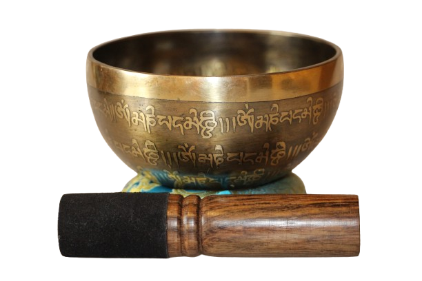 Kézzel készített 7 fémes dizájn hangtál, 385 gramm 🟣 Koronacsakra: Béke – Tudatosság – Kapcsolódás