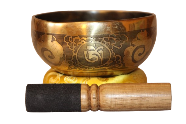 Kézzel készített 7 fémes dizájn hangtál, 423 gramm