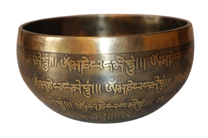 Kézzel készített 7 fémes dizájn hangtál, 500 gramm