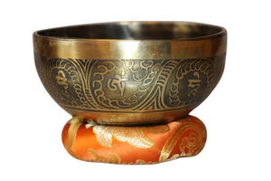 Kézzel készített 7 fémes dizájn hangtál, 354 gramm