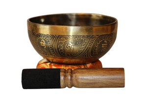 Kézzel készített 7 fémes dizájn hangtál, 354 gramm