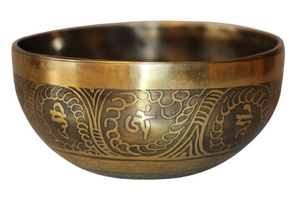 Kézzel készített 7 fémes dizájn hangtál, 354 gramm