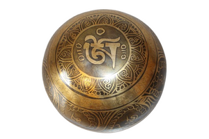 Kézzel készített 7 fémes dizájn hangtál, 354 gramm