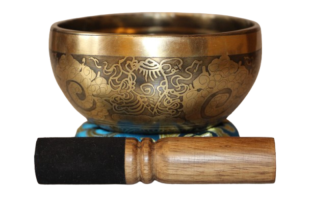 Kézzel készített 7 fémes dizájn hangtál, 470 gramm