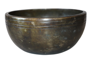 Kézzel készített 7 fémes LINGAM hangtál, 1578 gramm 🔴 Gyökércsakra: Stabilitás – Biztonság – Egyensúly