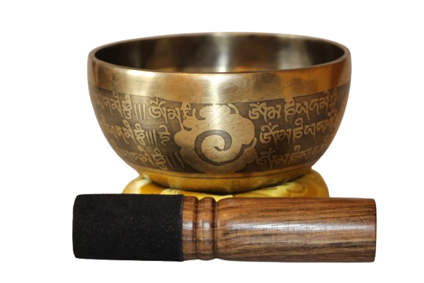 Kézzel készített 7 fémes dizájn hangtál, 375 gramm 🟠 Szakrális csakra: Életöröm- intimitás- felszabadulás