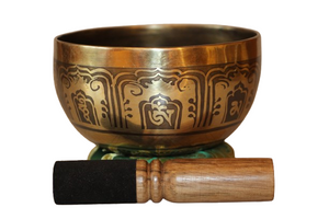 Kézzel készített 7 fémes dizájn hangtál, 513 gramm