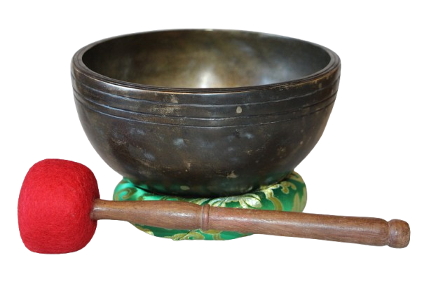 Kézzel készített 7 fémes LINGAM hangtál, 1578 gramm 🔴 Gyökércsakra: Stabilitás – Biztonság – Egyensúly