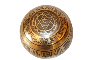 Kézzel készített 7 fémes dizájn hangtál, 513 gramm