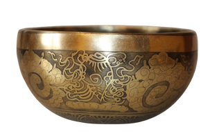 Kézzel készített 7 fémes dizájn hangtál, 470 gramm