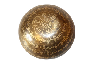 Kézzel készített 7 fémes dizájn hangtál, 641 gramm 🔮 Harmadik szem csakra: Tisztánlátás – Intuíció – Belső vezetés