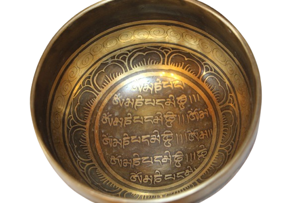 Kézzel készített 7 fémes dizájn hangtál, 458 gramm